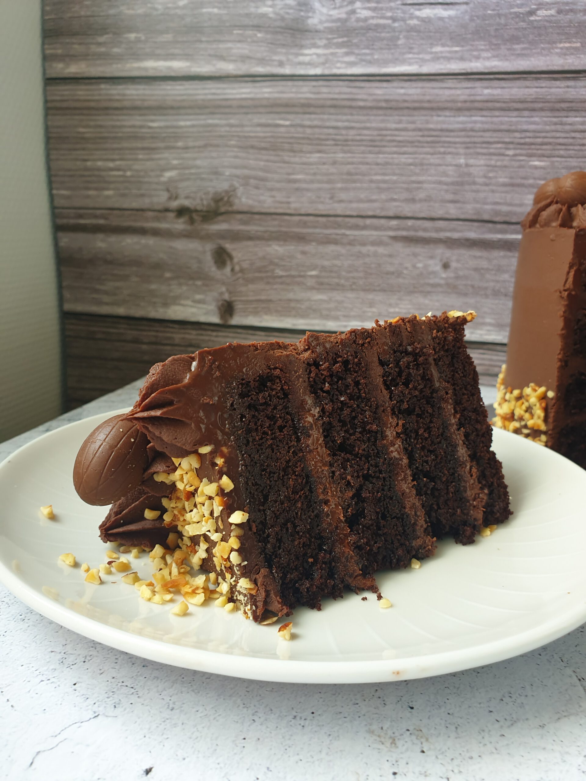 Receta de torta de chocolate cubierta con ganache de chocolate – fácil y  deliciosa – Por amor al horno